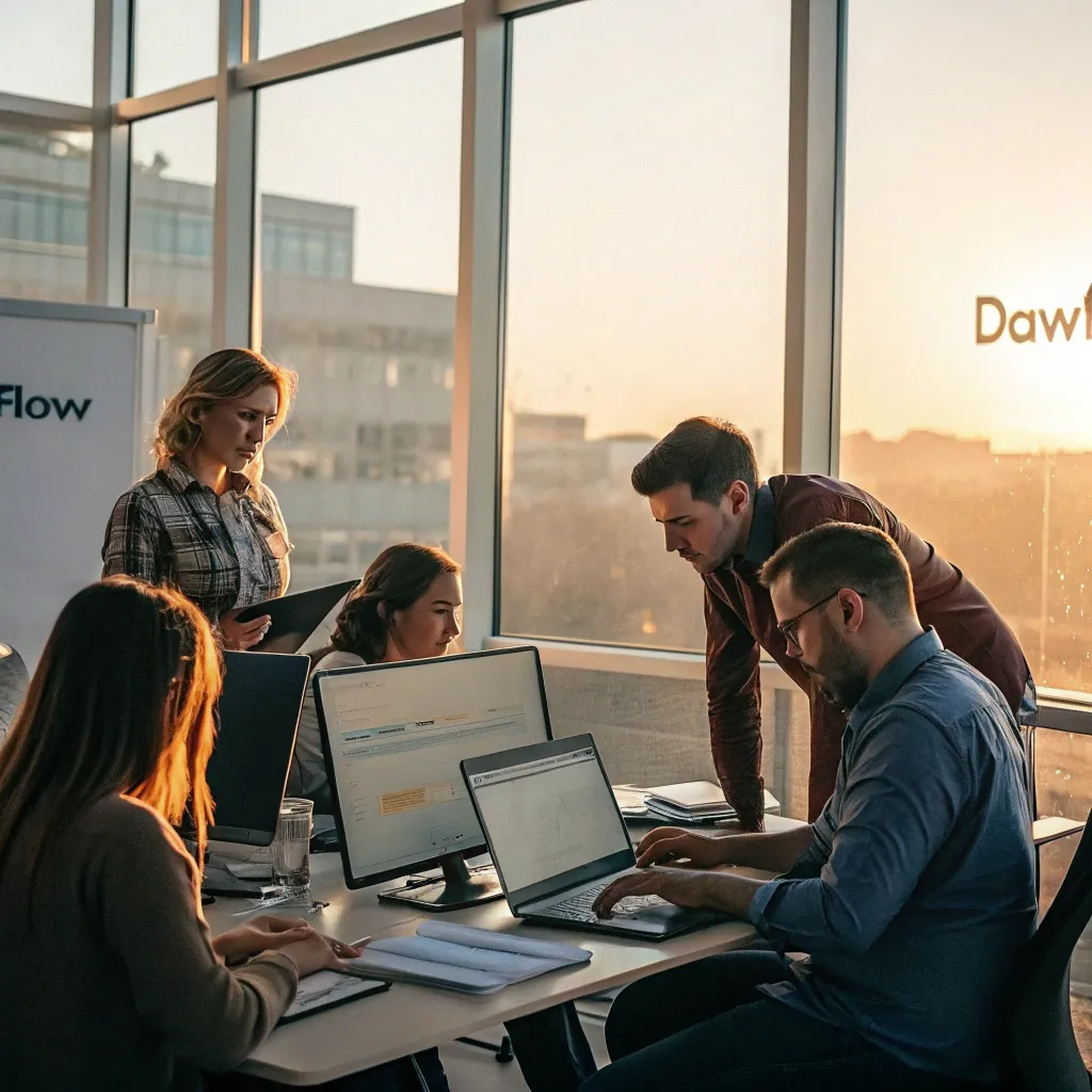 DAWNFLOW team in action